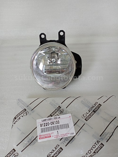 812200K130 LAMP ASSY, FOG LH - TOYOTA