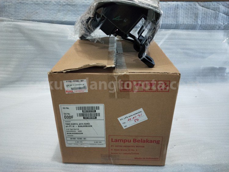 81560BZ400 LAMP A/S RR COMBI LH - TOYOTA