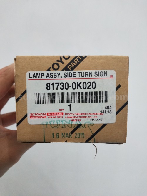 817300K020 LAMP ASSY, SIDE TURN - TOYOTA