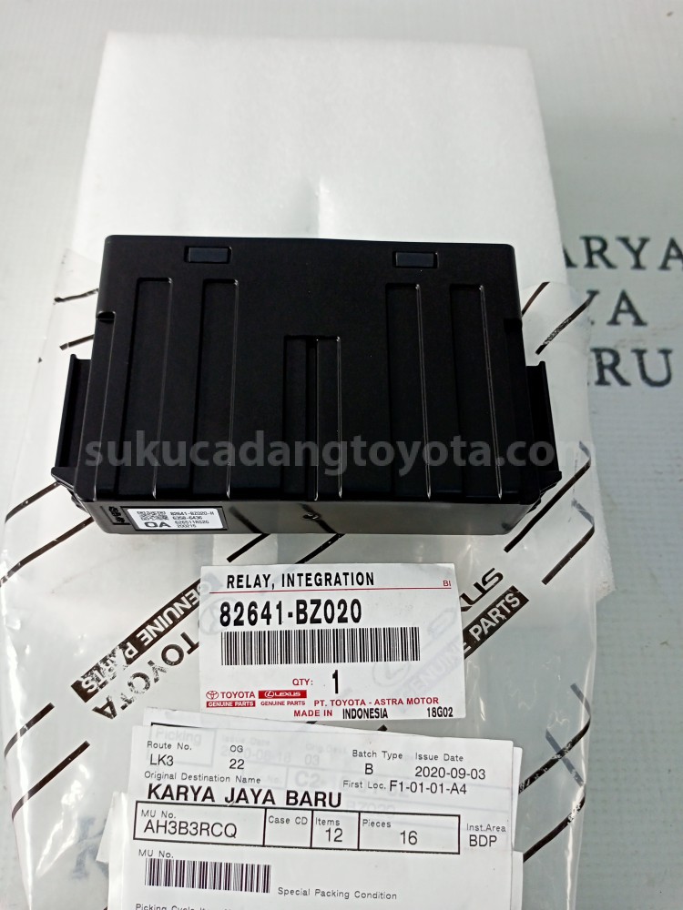 82641BZ020 RELAY, INTEGRATION - TOYOTA