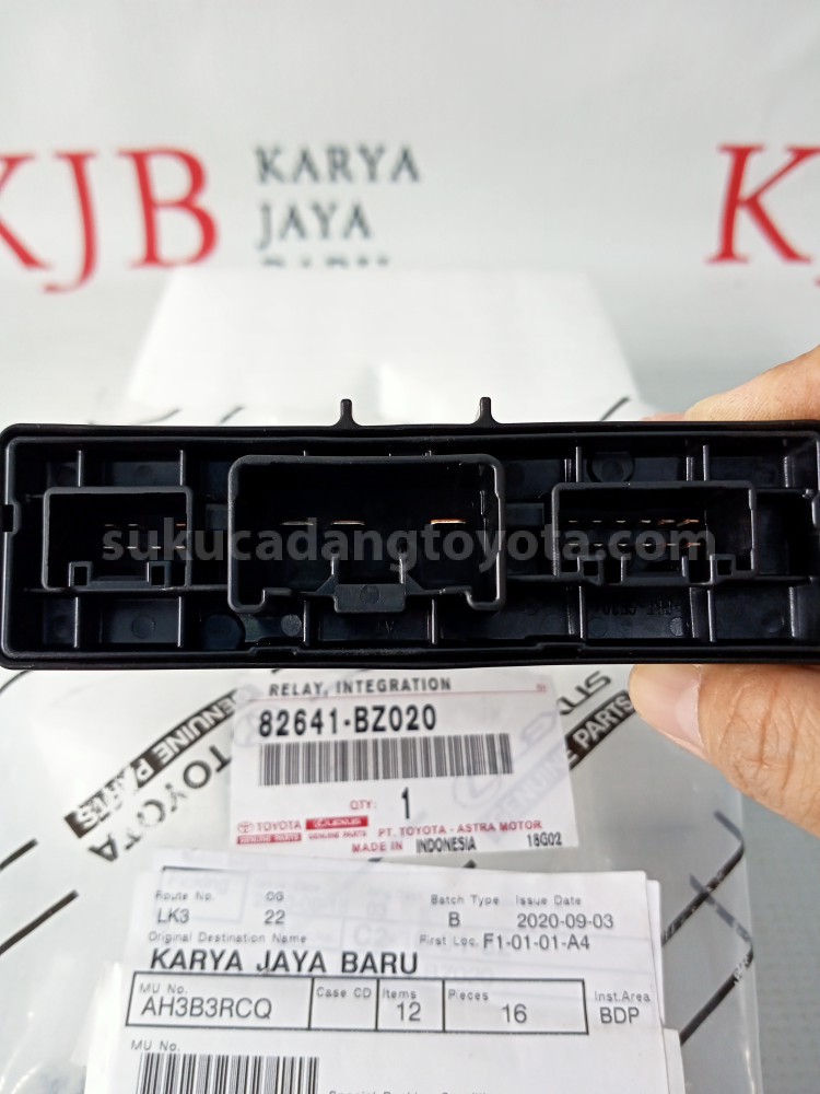 82641BZ020 RELAY, INTEGRATION - TOYOTA