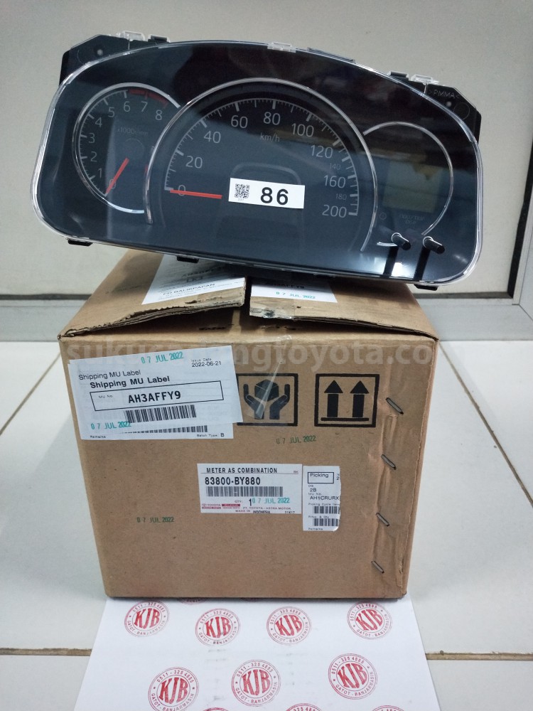 83800BY880 METER AS COMBINATION - TOYOTA
