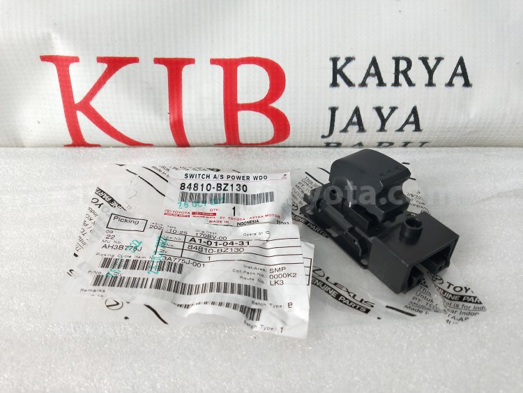 84810BZ130 SWITCH A/S POWER WDO - TOYOTA