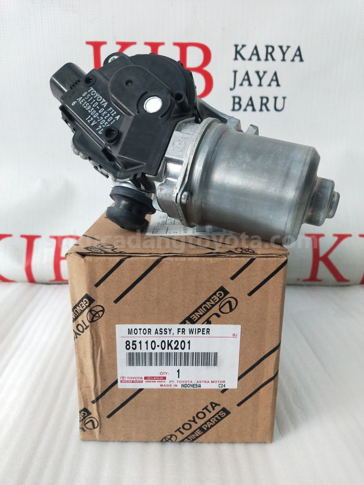 851100K201 MOTOR ASSY, FR WIPER - TOYOTA