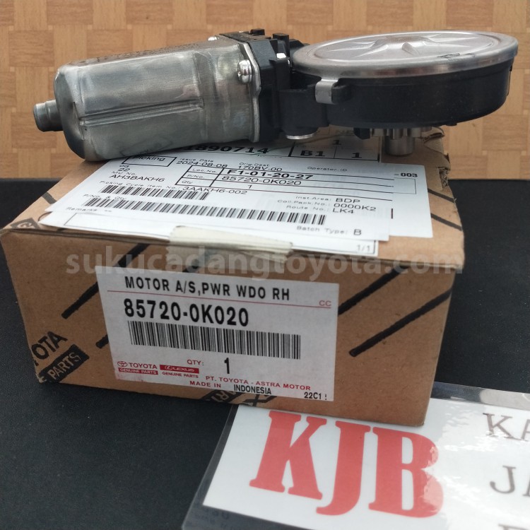 857200K020 MOTOR A/S,PWR WDO LH - TOYOTA