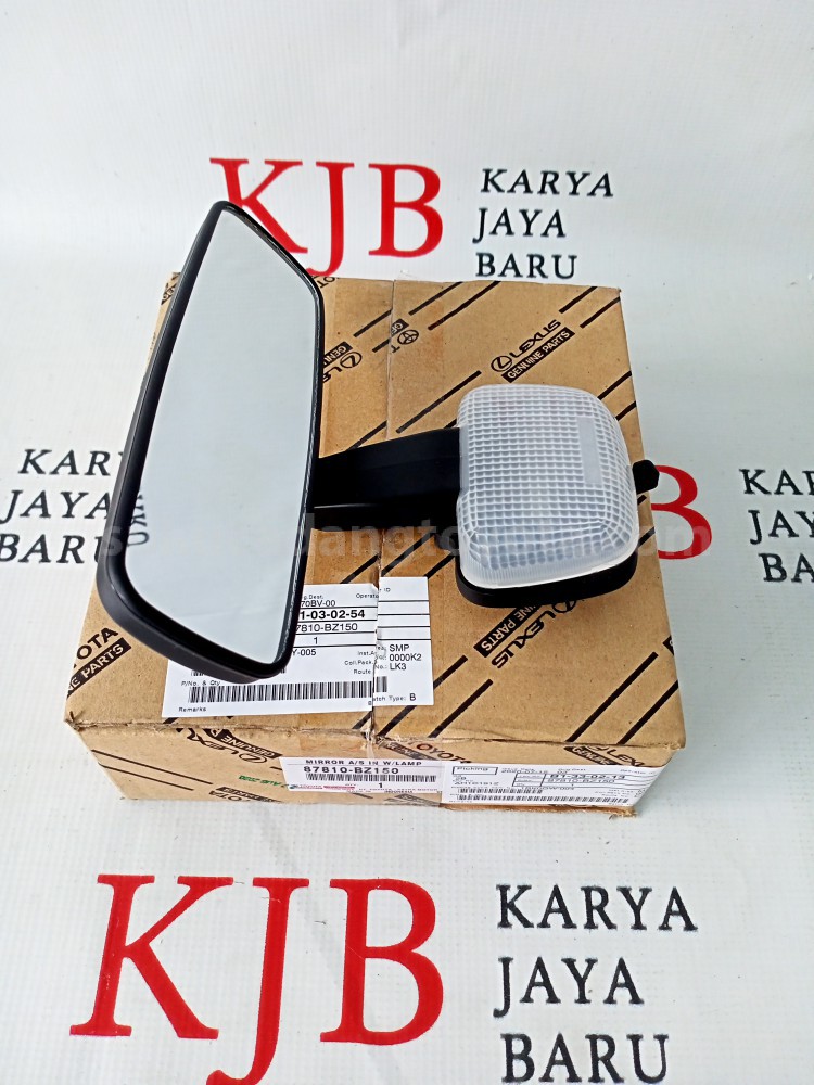 87810BZ150 MIRROR A/S IN W/LAMP - TOYOTA