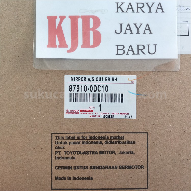879100DC10 MIRROR A/S OUT RR RH - TOYOTA