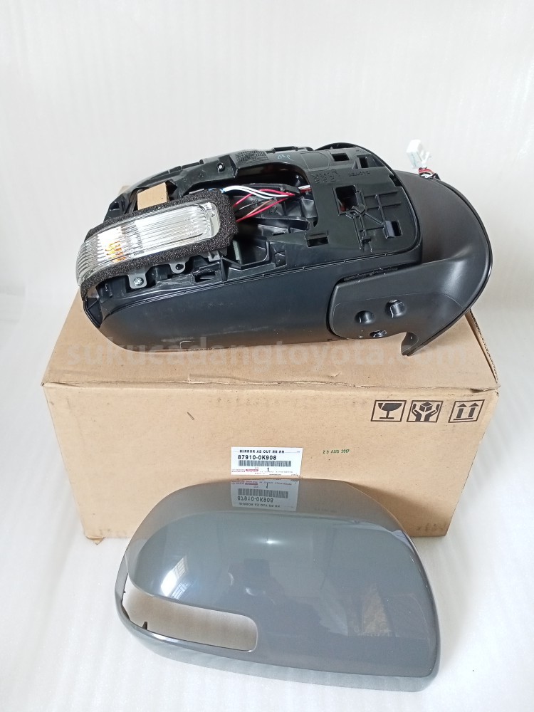 879100K908 MIRROR AS OUT RR RH - TOYOTA