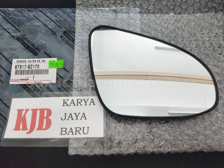 87917BZ170 MIRROR, OUTER RR, RH - TOYOTA