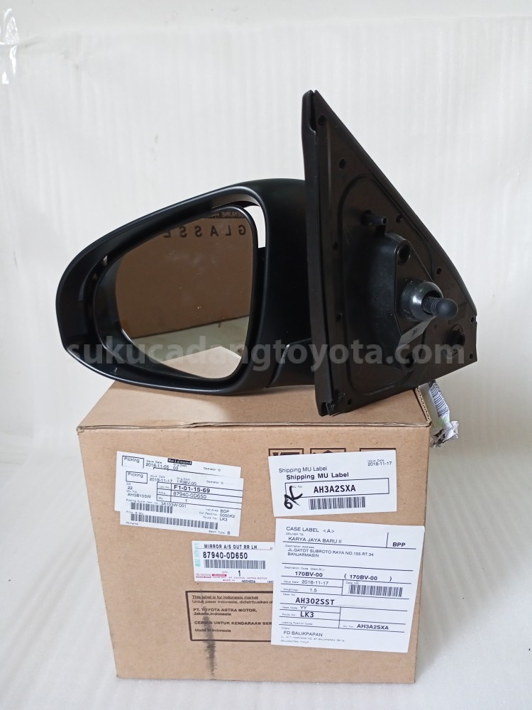 879400D650 MIRROR A/S OUT RR LH - TOYOTA
