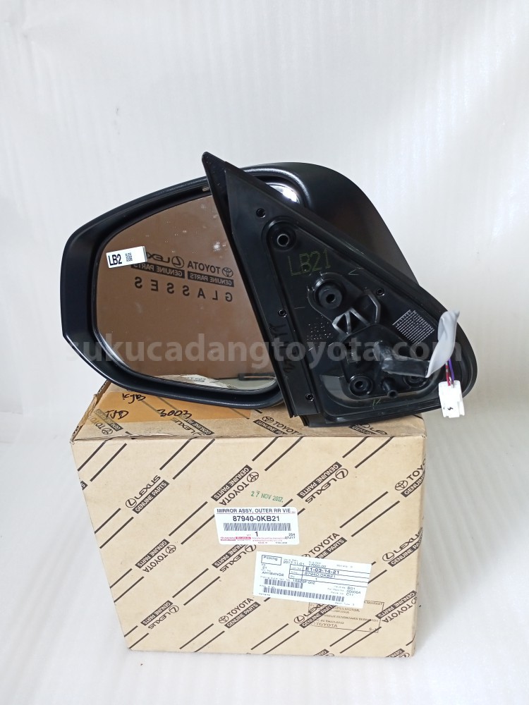 879400KB21 MIRROR ASSY, OUTER R - TOYOTA