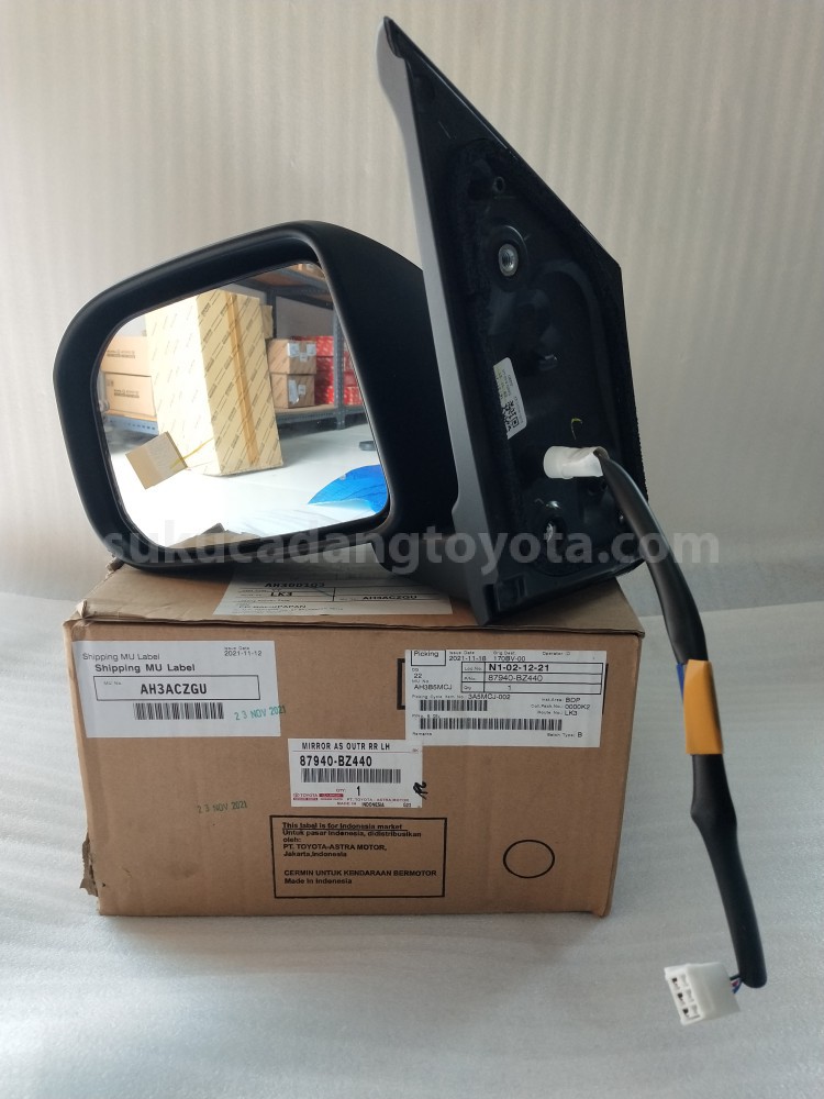 87940BZ440 MIRROR AS OUTR RR LH - TOYOTA