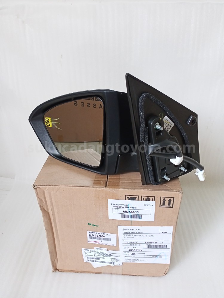 87940BZD50 MIRROR A/S OUT RR LH - TOYOTA