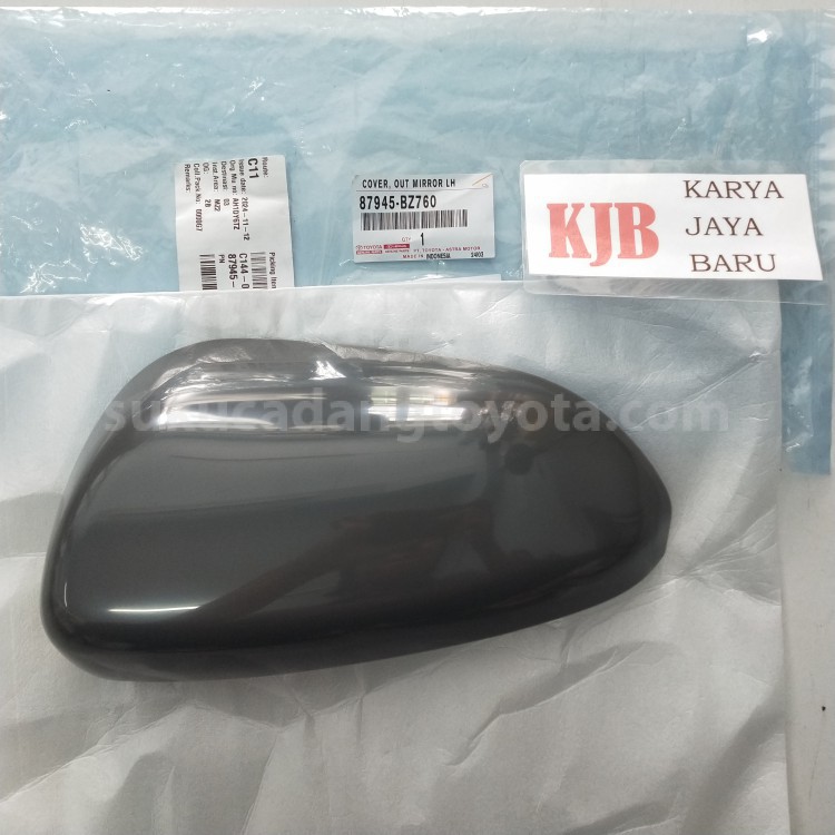 87945BZ760 COVER, OUT MIRROR LH - TOYOTA