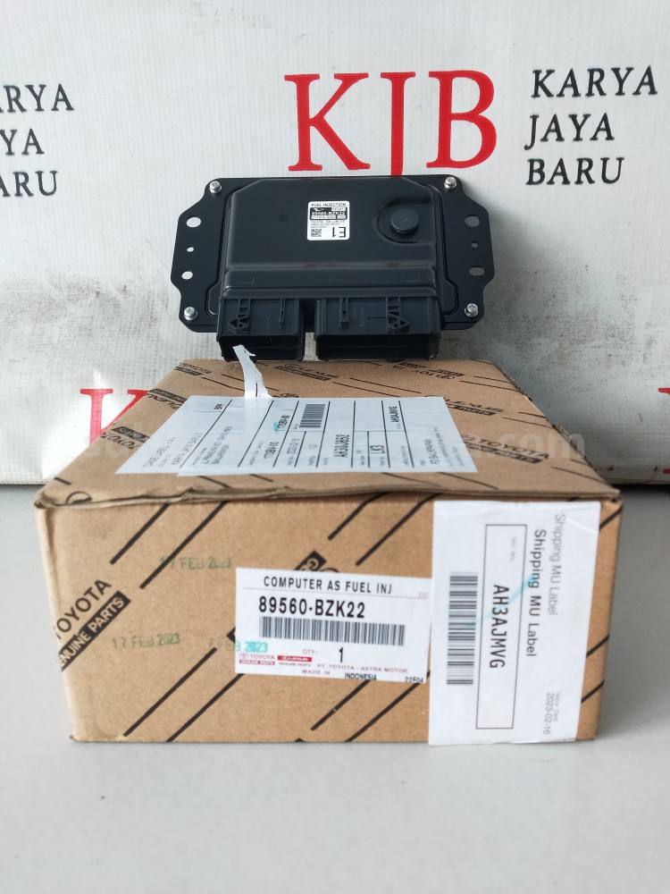 89560BZK22 COMPUTER AS FUEL INJ - TOYOTA