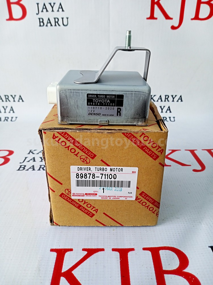8987871100 DRIVER, TURBO MOTOR - TOYOTA