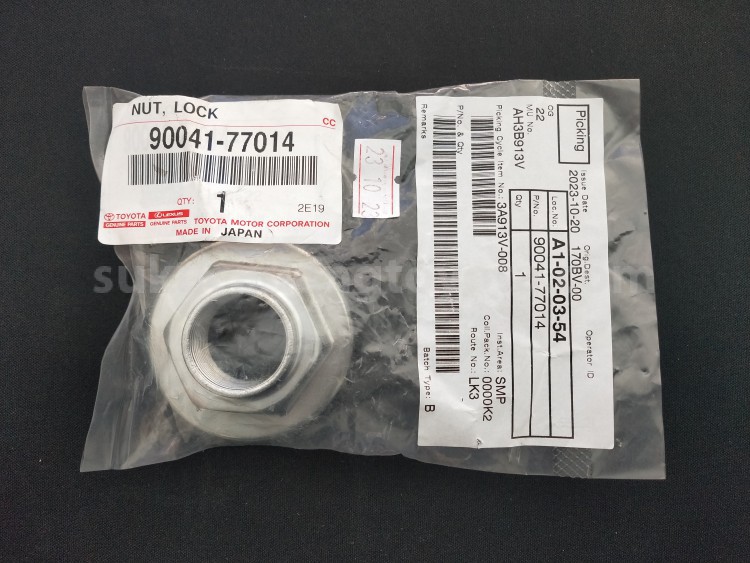 9004177014 NUT, LOCK - TOYOTA
