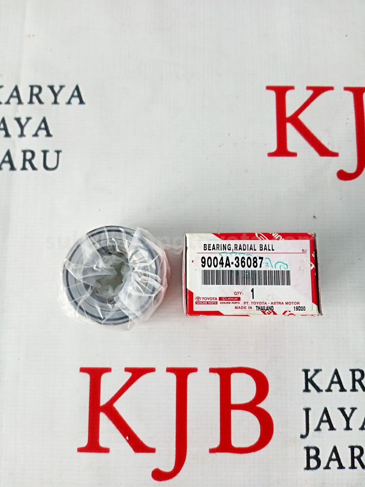 9004A36087 BEARING,RADIAL BALL - TOYOTA