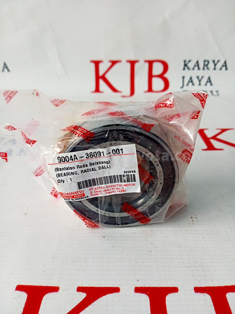 9004A36091 BEARING, RADIAL BALL - TOYOTA