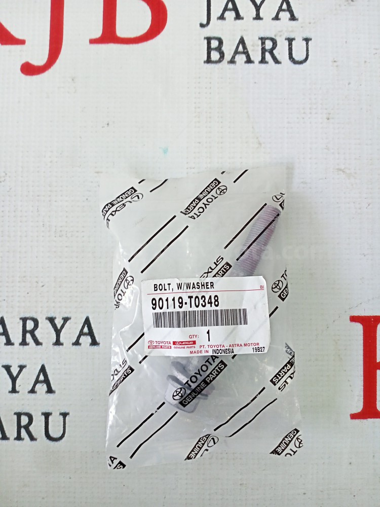 90119T0348 BOLT, W/WASHER - TOYOTA