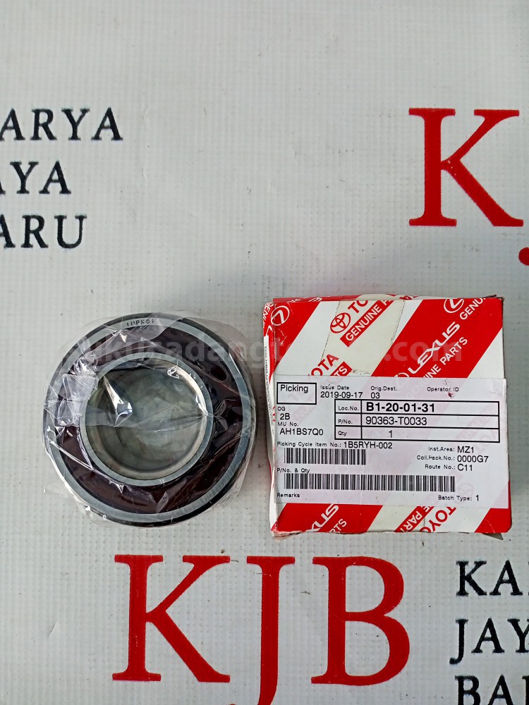 90363T0033 BEARING, RADIAL BALL - TOYOTA