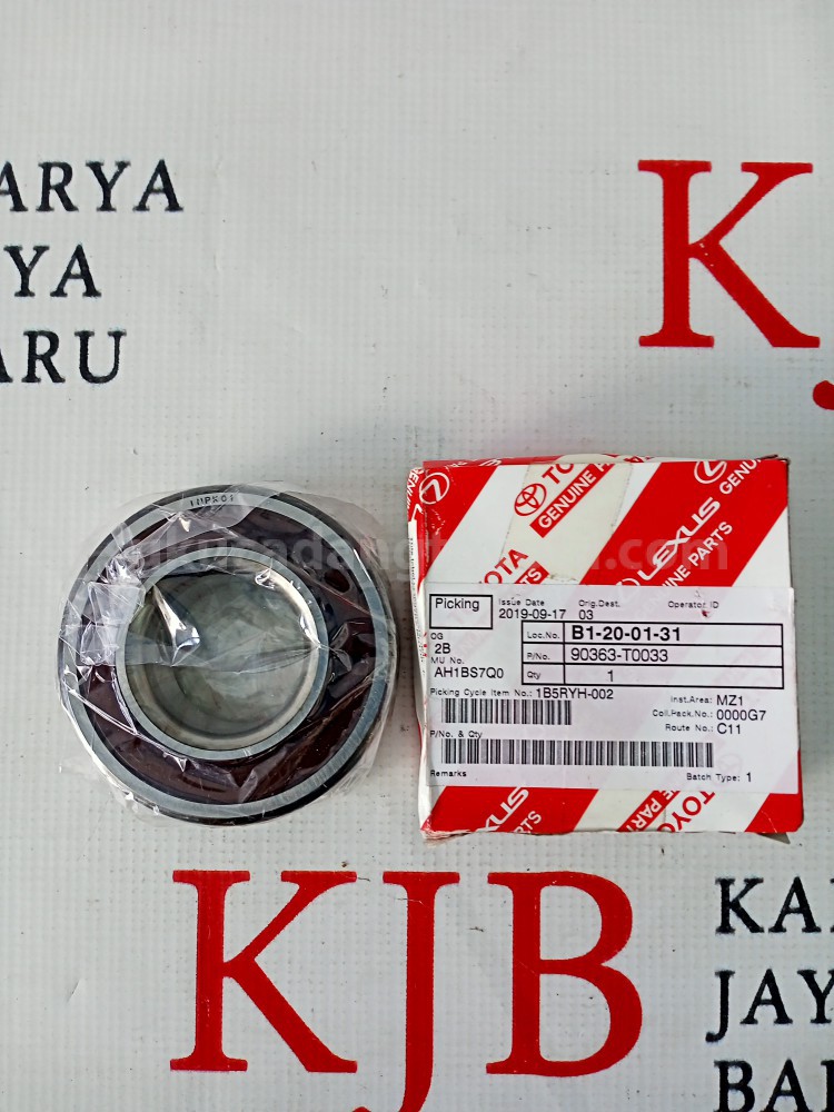 90363T0033 BEARING, RADIAL BALL - TOYOTA