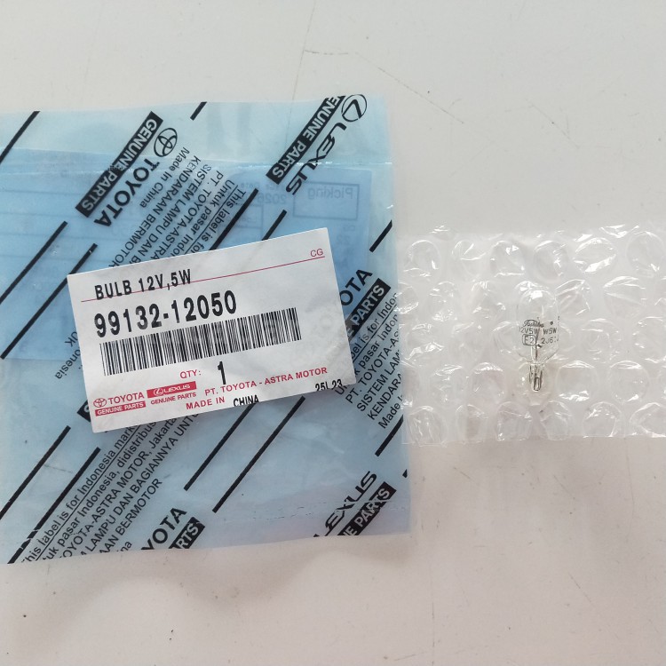 9913212050 BULB 12V,5W - TOYOTA