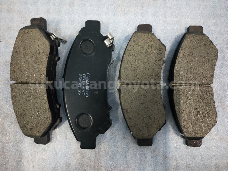 D04465-YZ250-001 PAD KIT, DISC BRAKE L/FITTING PARTS, FR - DAIHATSU