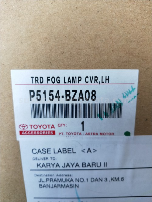 P5154BZA08 TRD FOG LAMP CVR,LH - TOYOTA