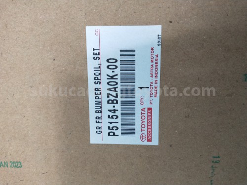 P5154BZA0K00 GR FR BUMPER SPOIL, SET - TOYOTA