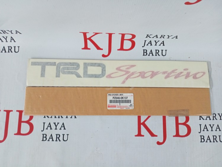 PZ0460K137 TRD STICKER - TOYOTA