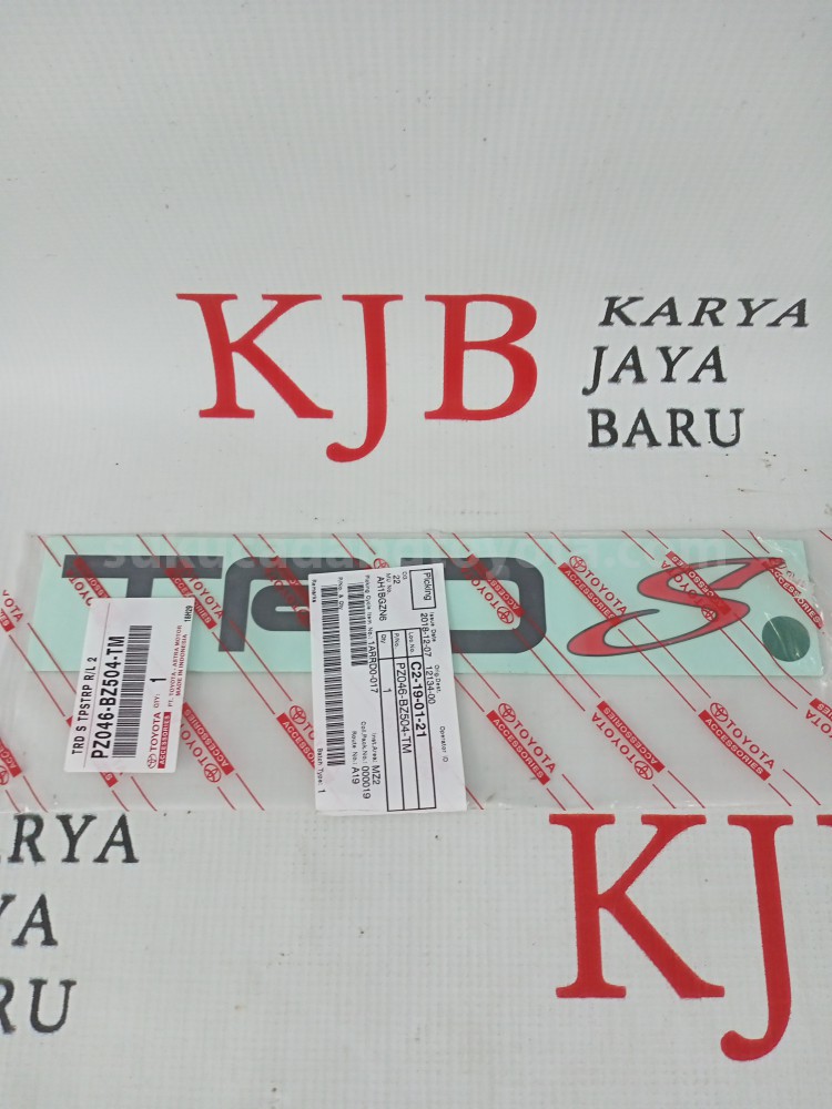 PZ046BZ503TM TRD S TPSTRP R/L 1 - TOYOTA