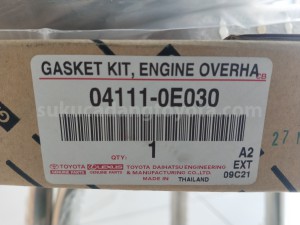 041110E030 GASKET KIT, ENGINE O - TOYOTA