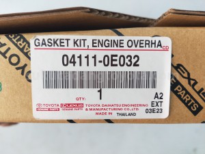 041110E032 GASKET KIT, ENGINE O - TOYOTA