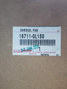 167110L150 SHROUD, FAN - TOYOTA
