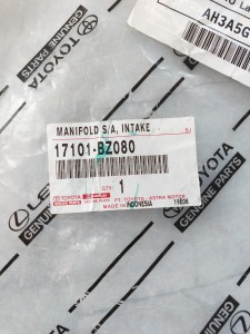 17101BZ080 MANIFOLD S/A, INTAKE - TOYOTA
