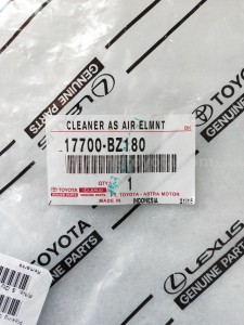 17700BZ180 CLEANER AS AIR ELMNT - TOYOTA