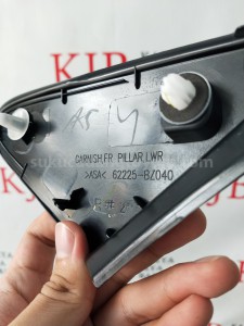 62225BZ040 GARNISH,FR PILLAR,RH - TOYOTA