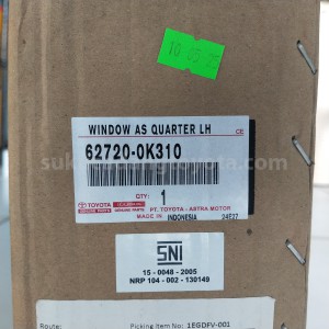 627200K310 WINDOW AS QUARTER LH - TOYOTA