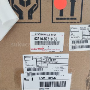 63310BZ510B0 HEADLINING A/S ROOF - TOYOTA
