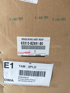 63310BZ691B0 HEADLINING ASSY ROOF - TOYOTA