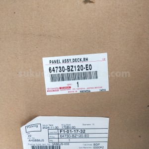 64730BZ120E0 PANEL ASSY,DECK,RH - TOYOTA