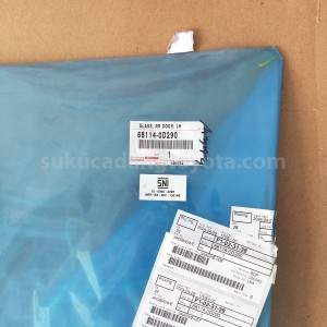681140D290 GLASS, RR DOOR, LH - TOYOTA