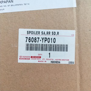 76087YP010 SPOILER SA,RR SD,R - TOYOTA