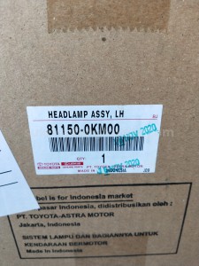 811500KM00 HEADLAMP ASSY, LH - TOYOTA