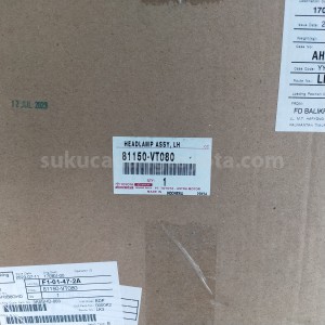 81150VT080 HEADLAMP ASSY, LH - TOYOTA