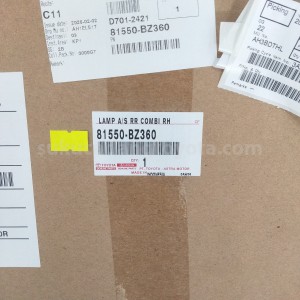 81550BZ360 LAMP A/S RR COMBI RH - TOYOTA