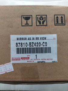 87810BZ420C0 MIRROR AS IN RR VIEW - TOYOTA