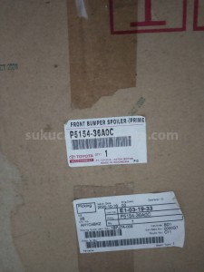 P515436A0C FRONT BUMPER SPOILER (PRIMER) - TOYOTA