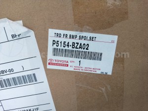 P5154BZA02 TRD FR BMP SPOI,SET - TOYOTA